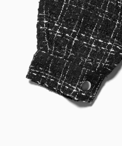 セール】△tweed shirt jacket/ツイード シャツジャケット