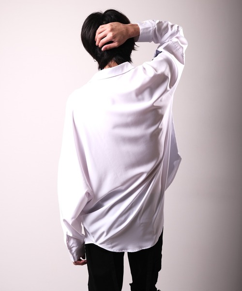 Floral print mode long sleeve shirt / 花柄プリントシャツ unisex（シャツ/ブラウス）｜REGIEVO（レジエボ）