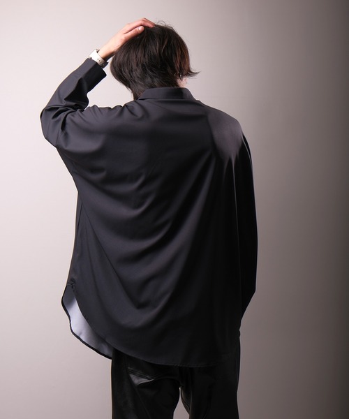 Floral print mode long sleeve shirt / 花柄プリントシャツ unisex（シャツ/ブラウス）｜REGIEVO（レジエボ）