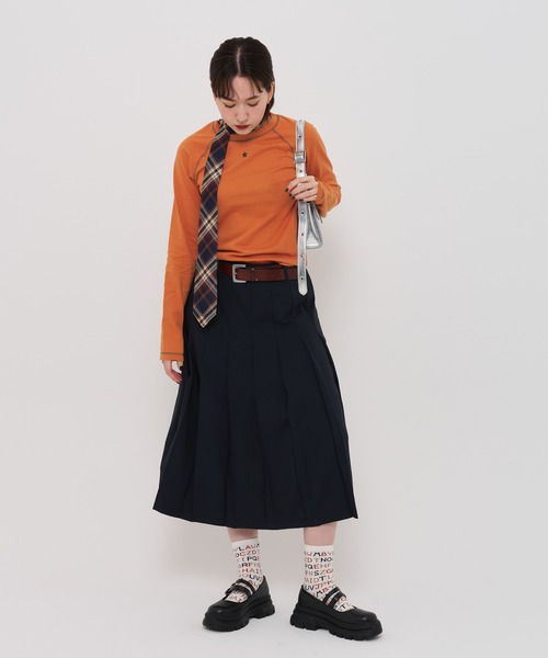 TINA：JOJUN（ティーナジョジュン）の「スター 刺繍入りカットソー TINA：JOJUN（Tシャツ/カットソー・レディース・オレンジ/ホワイト/ブラック・M）」の21枚目の写真