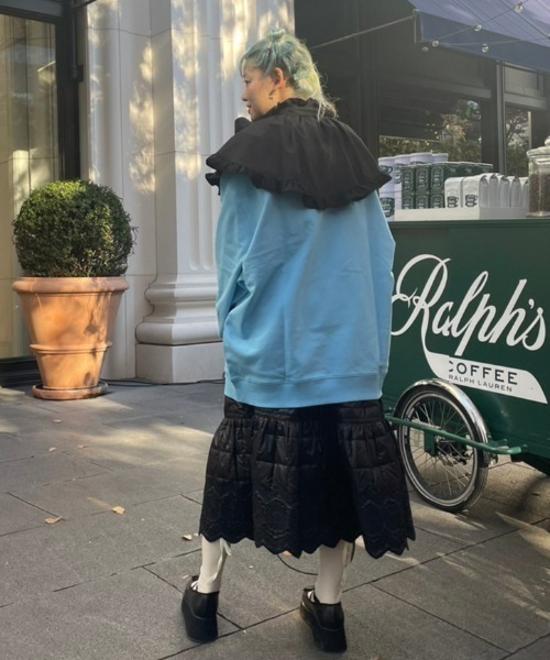 Candy Stripper(キャンディストリッパー)の「TINY CUPID SWEAT ワンピース(スウェット・レディース・ライトブルー/オフホワイト/ピンク/ブラック・2)」の20枚目の写真