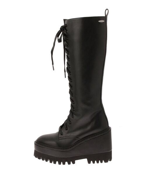 EATME（イートミー）の「レースアップロングブーツ（ブーツ・レディース・ブラック・M/S/L）」の17枚目の写真