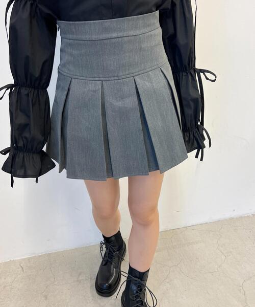 PHILLY（フィリー）の「【PHILLY】ボックスミニプリーツスカート（スカート・レディース・ブラック/グレー・FREE）」の11枚目の写真