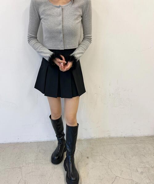 PHILLY（フィリー）の「【PHILLY】ボックスミニプリーツスカート（スカート・レディース・ブラック/グレー・FREE）」の20枚目の写真