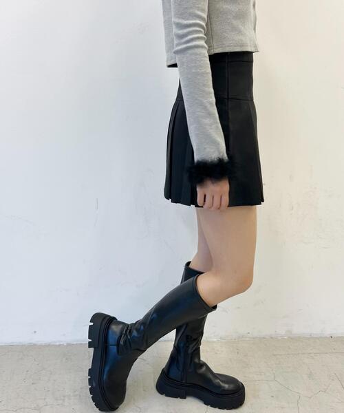 PHILLY（フィリー）の「【PHILLY】ボックスミニプリーツスカート（スカート・レディース・ブラック/グレー・FREE）」の21枚目の写真