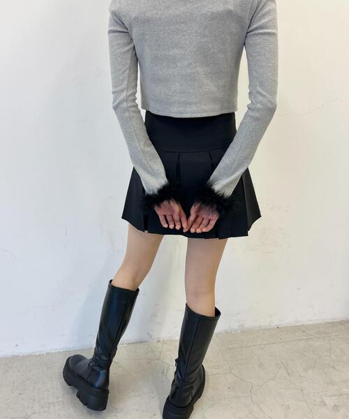 PHILLY（フィリー）の「【PHILLY】ボックスミニプリーツスカート（スカート・レディース・ブラック/グレー・FREE）」の22枚目の写真