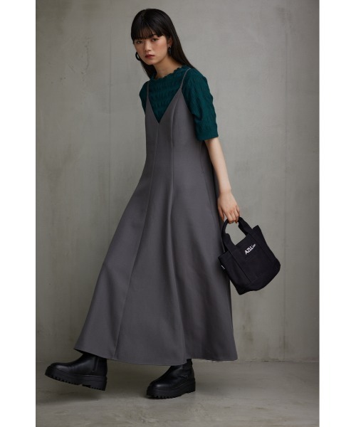 AZUL by moussy（アズールバイマウジー）の「AZULキャンバスパーティションミニバッグ（トートバッグ・メンズ・ブラック/ホワイト系その他/カーキ・FREE）」の13枚目の写真