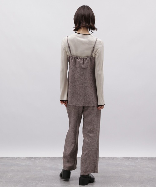 LAKOLE(ラコレ)の「ツイードライクタックパンツ / 984163(その他パンツ・レディース・ブラウン系7/ネイビー系8・SMALL/MEDIUM)」の5枚目の写真
