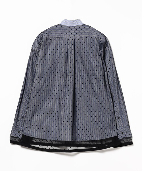Room no.8（ルームエイト）の「ROOM NO.8 BLACK / ストライプ ドット シャツ（シャツ/ブラウス・レディース・ブラック・ONE SIZE）」の9枚目の写真