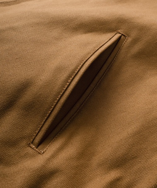 Carhartt WIP(カーハートダブリューアイピー)の「【Carhartt/カーハート】ビッグシルエット ダック地 ジップブルゾン/CARHARTT DETROIT JACKET/23AW(カバーオール・メンズ・キャメル/ブラック/ダークネイビー・L/M/XL)」の17枚目の写真