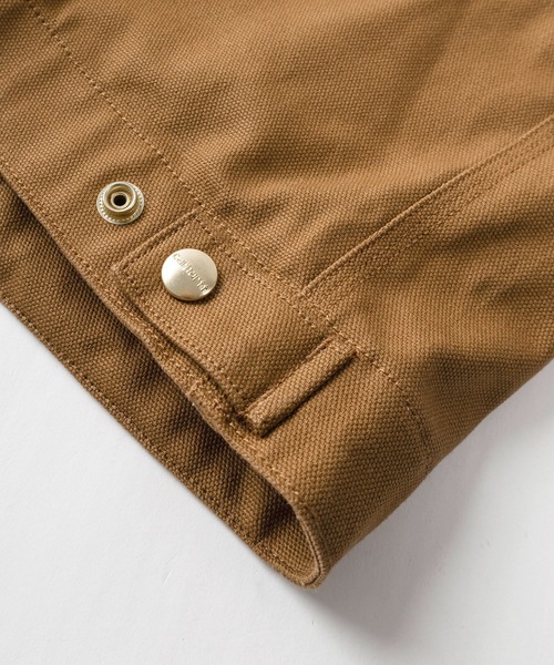 Carhartt WIP(カーハートダブリューアイピー)の「【Carhartt/カーハート】ビッグシルエット ダック地 ジップブルゾン/CARHARTT DETROIT JACKET/23AW(カバーオール・メンズ・キャメル/ブラック/ダークネイビー・L/M/XL)」の16枚目の写真