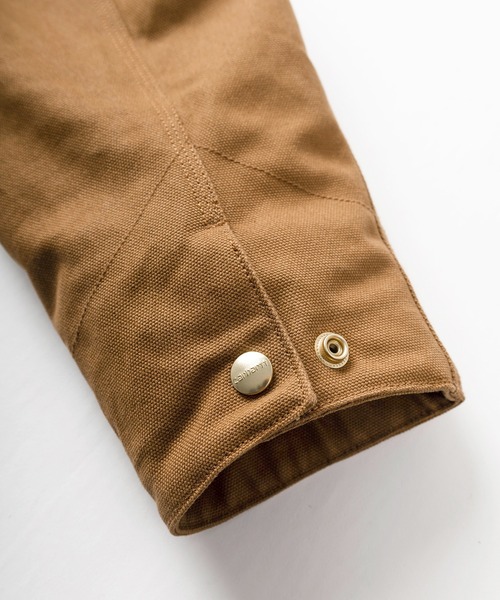 Carhartt WIP(カーハートダブリューアイピー)の「【Carhartt/カーハート】ビッグシルエット ダック地 ジップブルゾン/CARHARTT DETROIT JACKET/23AW(カバーオール・メンズ・キャメル/ブラック/ダークネイビー・L/M/XL)」の15枚目の写真