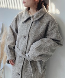 AS KNOW AS plus | ☆フェイクリングウールステンカラーコート(ステンカラーコート)