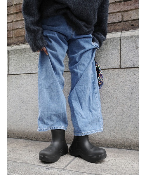 HEILIS（ヘイリス）の「《hideka select》アンクルブーツ / ショートブーツ（ブーツ・レディース・ホワイト/ブラック・25.5/24.5/23.5）」の9枚目の写真