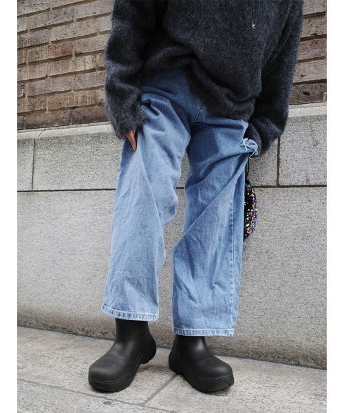 HEILIS（ヘイリス）の「《hideka select》アンクルブーツ / ショートブーツ（ブーツ・レディース・ホワイト/ブラック・25.5/24.5/23.5）」の10枚目の写真