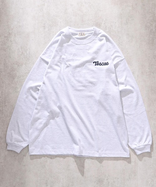 The Endless Summer(エンドレスサマー)の「TES MOON BUHI EMB LONG SLEEVE T-SHIRT / ロンT(Tシャツ/カットソー・メンズ・ダークグリーン/ネイビー/ブラック/ホワイト・LARGE/MEDIUM/X-LARGE/SMALL)」の6枚目の写真