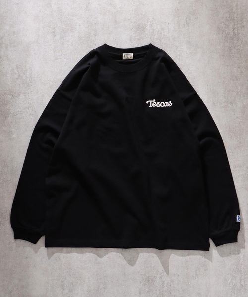 The Endless Summer(エンドレスサマー)の「TES MOON BUHI EMB LONG SLEEVE T-SHIRT / ロンT(Tシャツ/カットソー・メンズ・ダークグリーン/ネイビー/ブラック/ホワイト・LARGE/MEDIUM/X-LARGE/SMALL)」の11枚目の写真