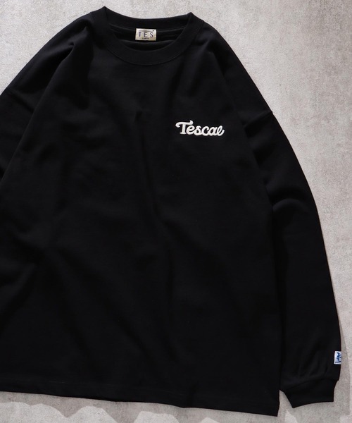 The Endless Summer(エンドレスサマー)の「TES MOON BUHI EMB LONG SLEEVE T-SHIRT / ロンT(Tシャツ/カットソー・メンズ・ダークグリーン/ネイビー/ブラック/ホワイト・LARGE/MEDIUM/X-LARGE/SMALL)」の12枚目の写真