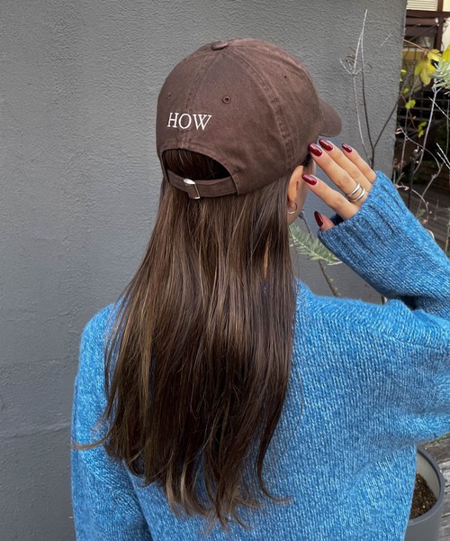CANAL JEAN（キャナルジーン）の「smileyranna × THE BEST CAFE "KNOW HOW"ロゴCAP（キャップ・レディース・ブラウン・ONE SIZE）」の3枚目の写真