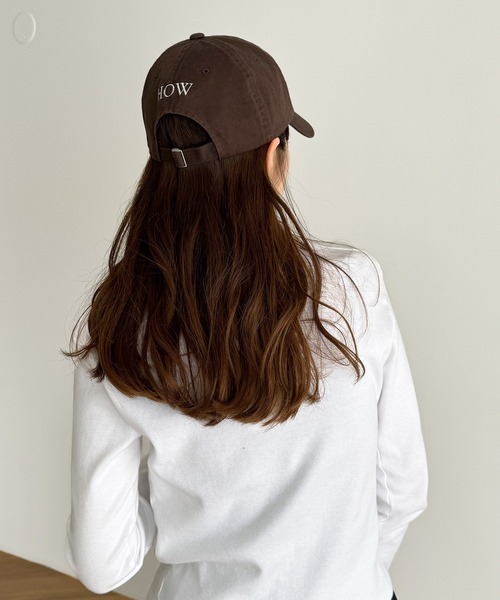 CANAL JEAN（キャナルジーン）の「smileyranna × THE BEST CAFE "KNOW HOW"ロゴCAP（キャップ・レディース・ブラウン・ONE SIZE）」の13枚目の写真