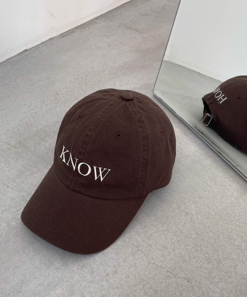CANAL JEAN（キャナルジーン）の「smileyranna × THE BEST CAFE "KNOW HOW"ロゴCAP（キャップ・レディース・ブラウン・ONE SIZE）」の15枚目の写真