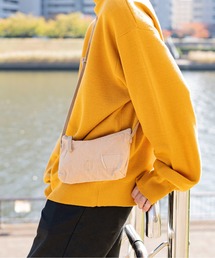 【hobo / ホーボー】SHOULDER BAG DUCK CANVAS KAKISHIBU DYED