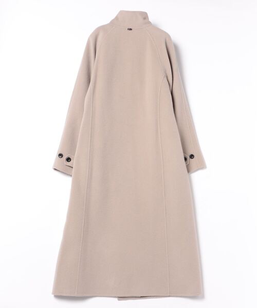 Jines（ジネス）の「シャルム加工ウールリバースタンドネックコート（その他アウター・レディース・ベージュ系/モカ・38）」の22枚目の写真