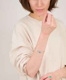 Harpo（アルポ）の「【Harpo/アルポ】シルバーバングル ターコイズ