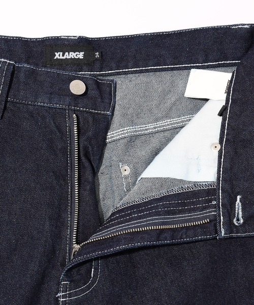 XLARGE（エクストララージ）の「PAINTER DENIM PANTS（デニムパンツ・メンズ・ライトインディゴブルー/インディゴブルー・34inch/30inch/36inch/32inch）」の5枚目の写真