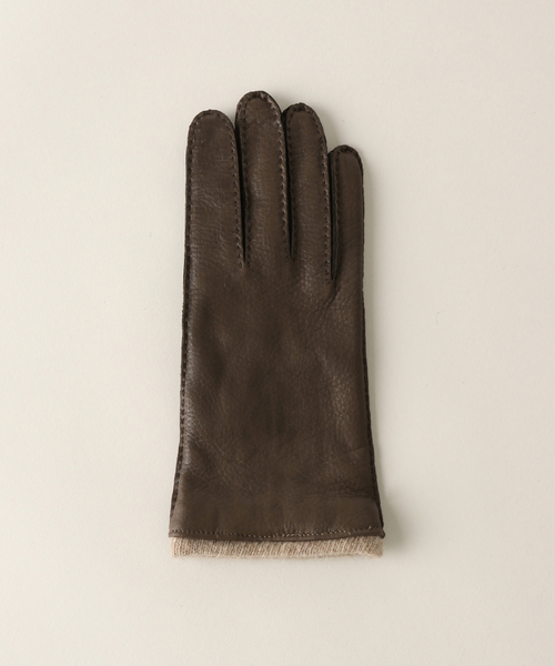 JOURNAL STANDARD（ジャーナルスタンダード）の「【Italguanto /イタルグアント】 DEERSKIN GLOVE：グローブ（手袋・レディース・カーキ/ブラック・FREE）」の9枚目の写真