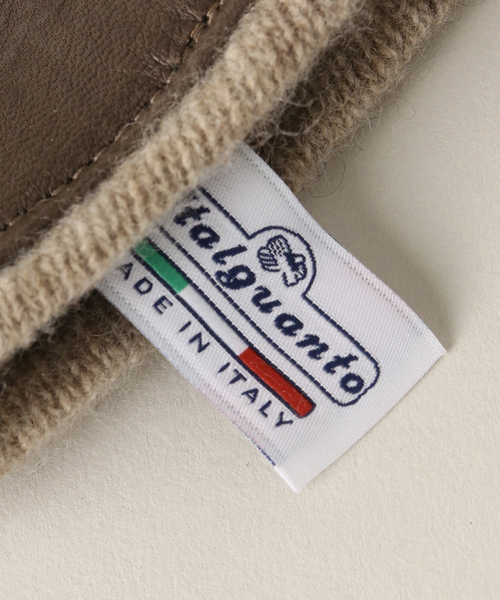 JOURNAL STANDARD（ジャーナルスタンダード）の「【Italguanto /イタルグアント】 DEERSKIN GLOVE：グローブ（手袋・レディース・カーキ/ブラック・FREE）」の5枚目の写真