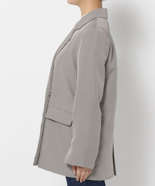 mysty woman(ミスティウーマン)の「袖スリットジャケット 100597(テーラードジャケット・レディース・ブラック系その他/モカ/ホワイト系その他・FREE)」の20枚目の写真