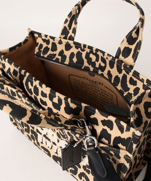 【関税込】COACH カーゴ トート レオパードプリント COACH｜【公式】カーゴ トート・レオパード プリント | Rakuten