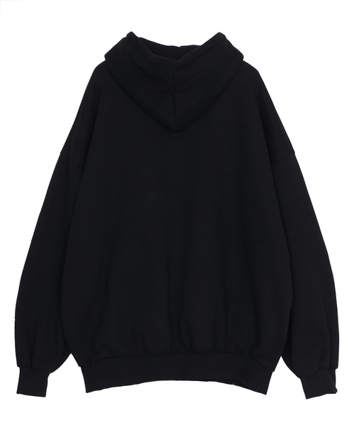 Figments（フィグメンツ）の「lovememoreビッグパーカー（パーカー・レディース・ブラック・FREE）」の5枚目の写真