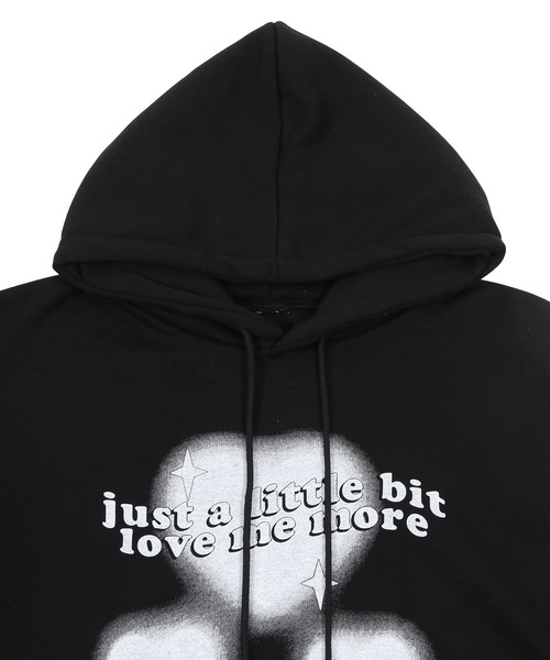 Figments（フィグメンツ）の「lovememoreビッグパーカー（パーカー・レディース・ブラック・FREE）」の6枚目の写真