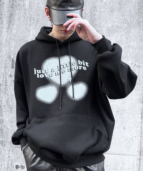 Figments（フィグメンツ）の「lovememoreビッグパーカー（パーカー・レディース・ブラック・FREE）」の14枚目の写真