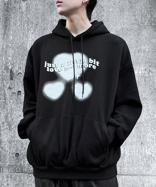 Figments（フィグメンツ）の「lovememoreビッグパーカー（パーカー・レディース・ブラック・FREE）」の15枚目の写真