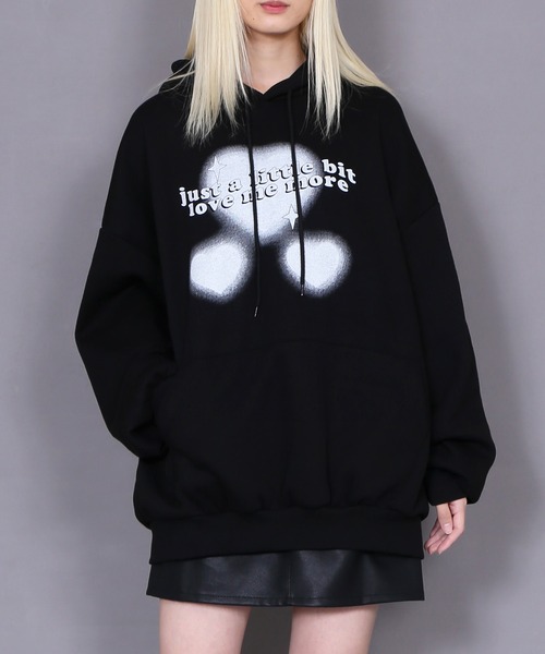 Figments（フィグメンツ）の「lovememoreビッグパーカー（パーカー・レディース・ブラック・FREE）」の17枚目の写真