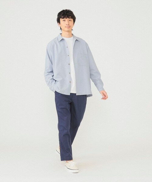 BEAMS(ビームス)の「BEAMS / リフラクスシャツ(シャツ/ブラウス・メンズ・オリーブ/ライトブルー/ベージュ・M/XL/L/S)」の7枚目の写真