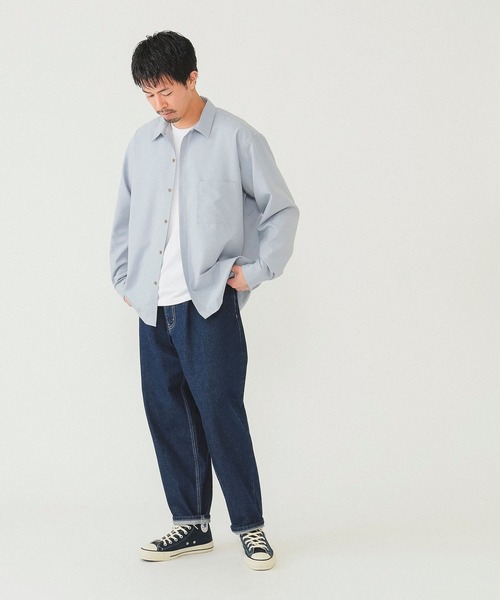 BEAMS(ビームス)の「BEAMS / リフラクスシャツ(シャツ/ブラウス・メンズ・オリーブ/ライトブルー/ベージュ・M/XL/L/S)」の20枚目の写真