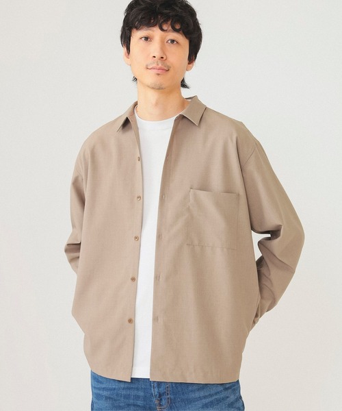 BEAMS(ビームス)の「BEAMS / リフラクスシャツ(シャツ/ブラウス・メンズ・オリーブ/ライトブルー/ベージュ・M/XL/L/S)」の13枚目の写真