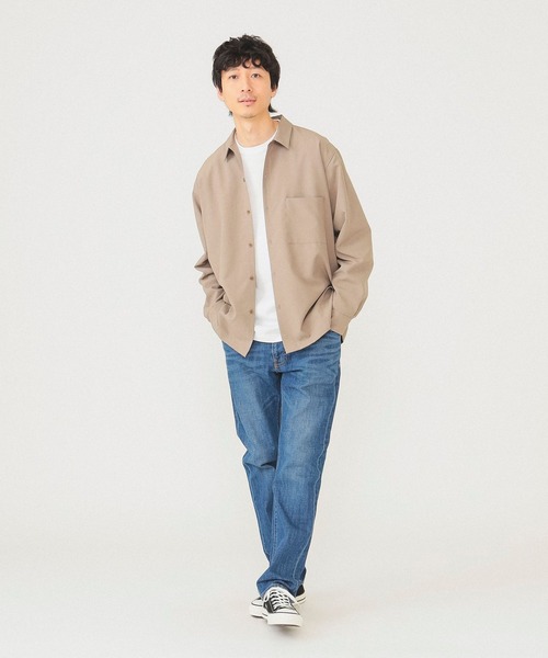 BEAMS(ビームス)の「BEAMS / リフラクスシャツ(シャツ/ブラウス・メンズ・オリーブ/ライトブルー/ベージュ・M/XL/L/S)」の14枚目の写真