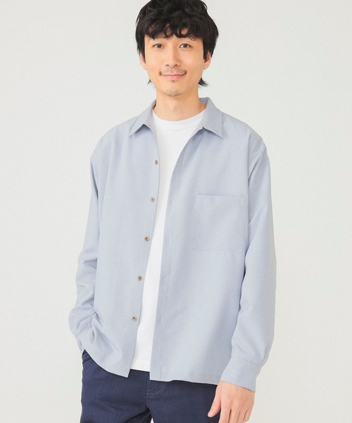 BEAMS(ビームス)の「BEAMS / リフラクスシャツ(シャツ/ブラウス・メンズ・オリーブ/ライトブルー/ベージュ・M/XL/L/S)」の15枚目の写真