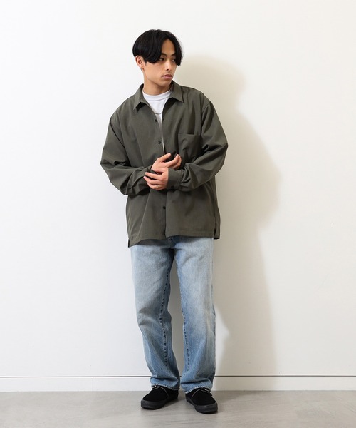 BEAMS(ビームス)の「BEAMS / リフラクスシャツ(シャツ/ブラウス・メンズ・オリーブ/ライトブルー/ベージュ・M/XL/L/S)」の22枚目の写真