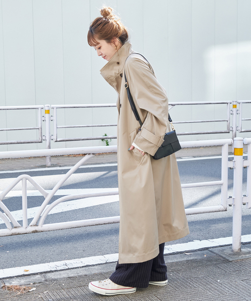 【セール】2wayカラーコート（トレンチコート）｜B.C STOCK（ベーセーストック）