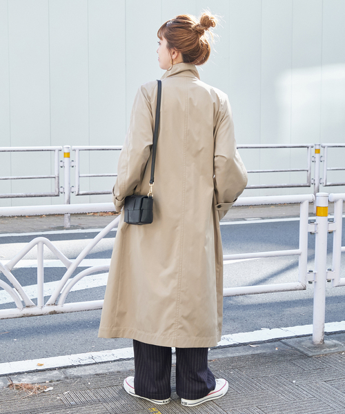 【セール】2wayカラーコート（トレンチコート）｜B.C STOCK（ベーセーストック）