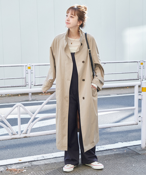 【セール】2wayカラーコート（トレンチコート）｜B.C STOCK（ベーセーストック）