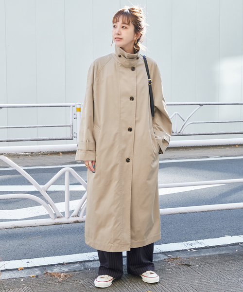 【セール】2wayカラーコート（トレンチコート）｜B.C STOCK（ベーセーストック）