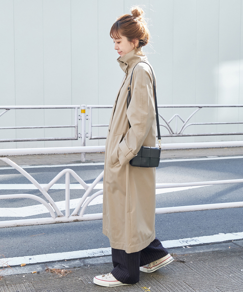 【セール】2wayカラーコート（トレンチコート）｜B.C STOCK（ベーセーストック）
