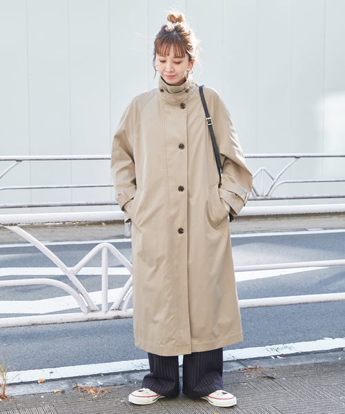 【セール】2wayカラーコート（トレンチコート）｜B.C STOCK（ベーセーストック）
